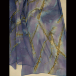 Lavender silk chiffon shawl